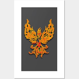 Tattoo Phoenix Posters and Art